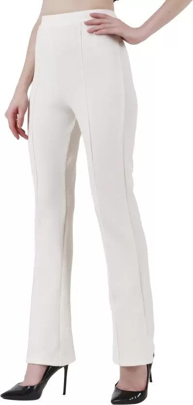 Pretty Graceful  Bellbottom Pants For Women