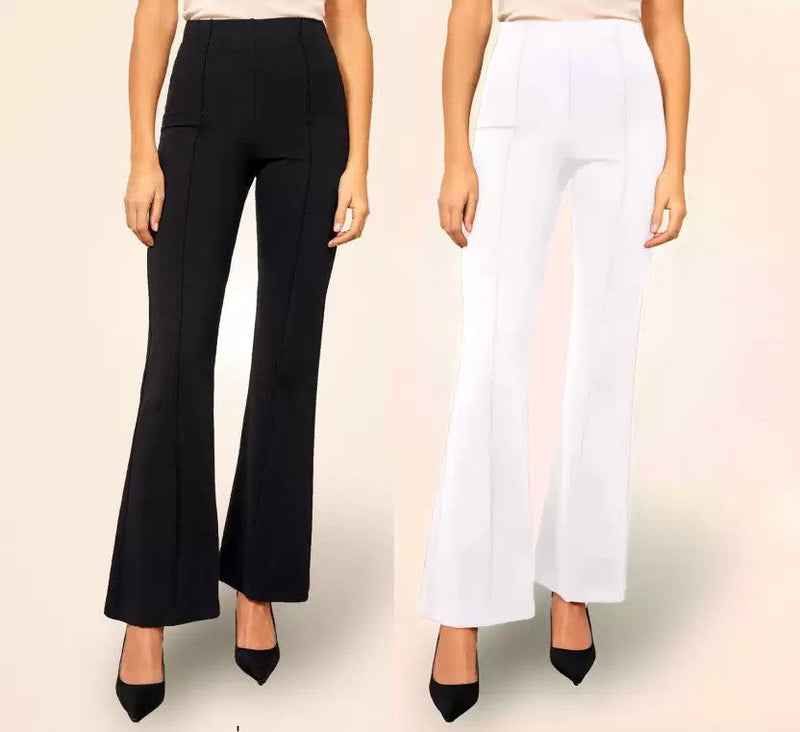 Pretty Graceful  Bellbottom Pants For Women