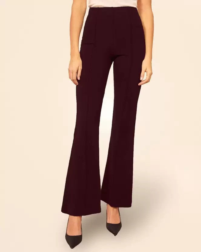 Pretty Graceful  Bellbottom Pants For Women