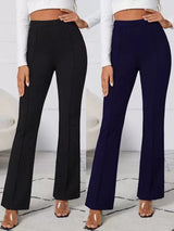 Pretty Graceful  Bellbottom Pants For Women