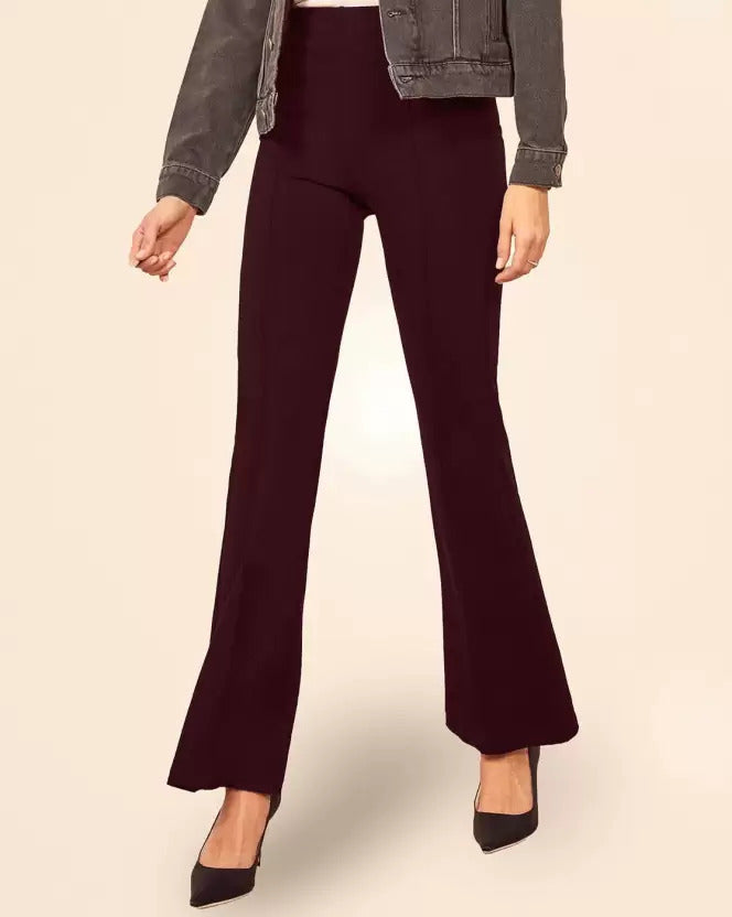 Pretty Graceful  Bellbottom Pants For Women