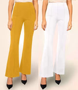 Pretty Graceful  Bellbottom Pants For Women