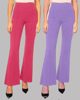 Pretty Graceful  Bellbottom Pants For Women