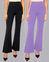 Pretty Graceful  Bellbottom Pants For Women