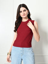 Stylish Glamorous Girls and Womens  Maroon Tops