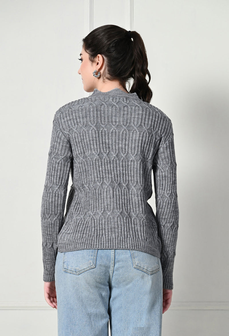 Comfy Fashionista Women’s Wool Blend Sweater – Stylish, Soft, and Perfect for Cold Weather