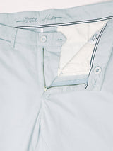 Stitch Hub Sky Blue Fine Twill Cotton Chinos For Men- Regular Fit With Solid Pattern