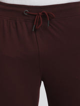 Stitch Hub Wine Loop knit Joggers for Men