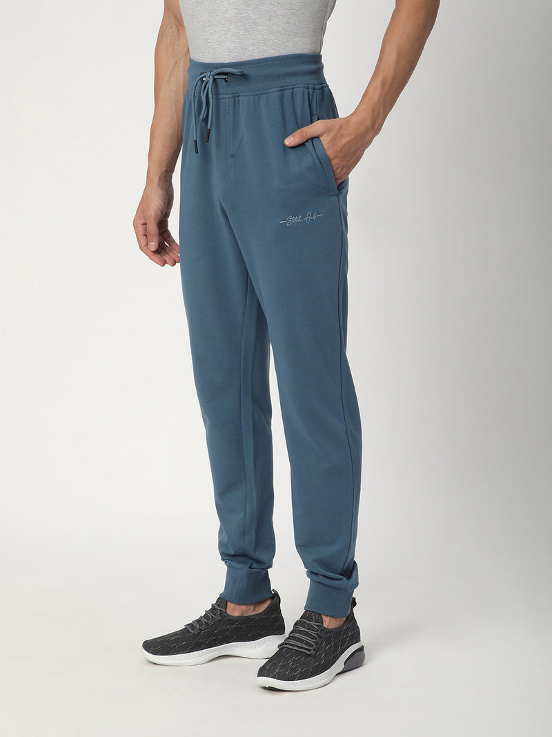 Stitch Hub Denim Loop knit Joggers for Men