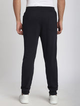 Stitch Hub Navy Loop knit Joggers for Men