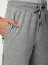 Stitch Hub Grey Loop knit Joggers for Men