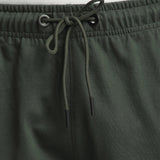 Stitch Hub Olive Loop knit Shorts for Men