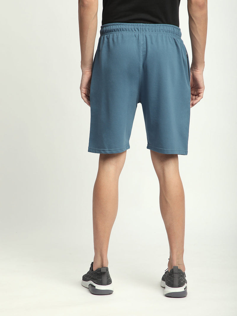 Stitch Hub Denim Loop knit Shorts for Men