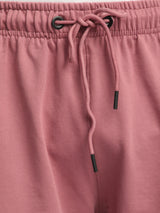 Stitch Hub Rose Pink Loop knit Shorts for Men