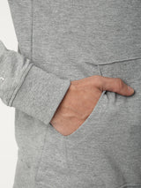 Stitch Hub Grey Loop knit Hoodie - Long Sleeve, Regular Fit