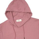 Stitch Hub Rose Pink Loop knit Hoodie - Long Sleeve, Regular Fit