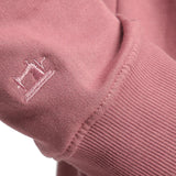 Stitch Hub Rose Pink Loop knit Hoodie - Long Sleeve, Regular Fit