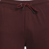 Stitch Hub Wine Loop knit Track Pant for Men