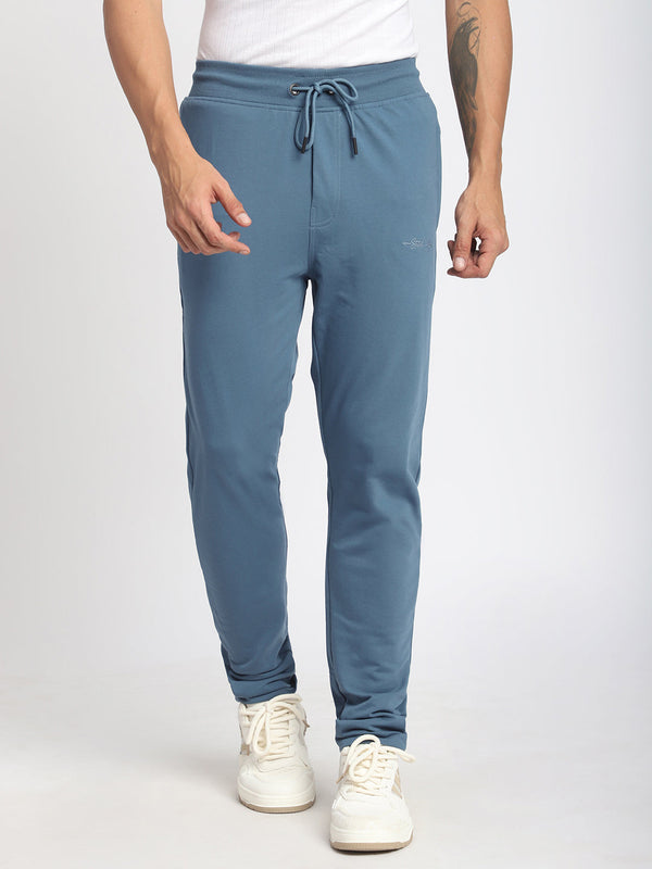 Stitch Hub Denim Loop knit Track Pant for Men