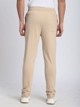 Stitch Hub Beige Loop knit Track Pant for Men