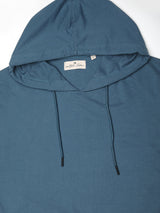 Stitch Hub Denim Loop knit Zipper Hoodie - Long Sleeve, Regular Fit