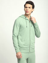 Stitch Hub Pista Loop knit Zipper Hoodie - Long Sleeve, Regular Fit