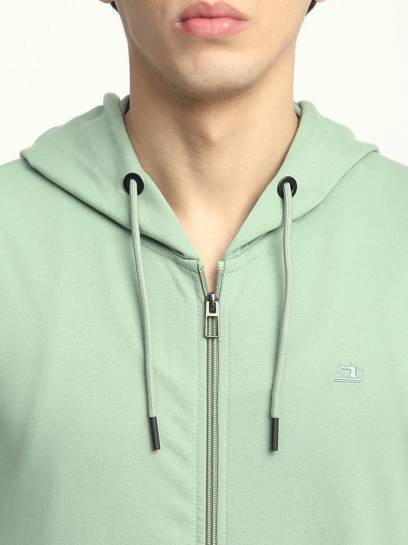 Stitch Hub Pista Loop knit Zipper Hoodie - Long Sleeve, Regular Fit