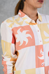 orange-yellow-printed-top