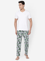 Urban Scottish Men Floral Print Casual Multi Pyjama